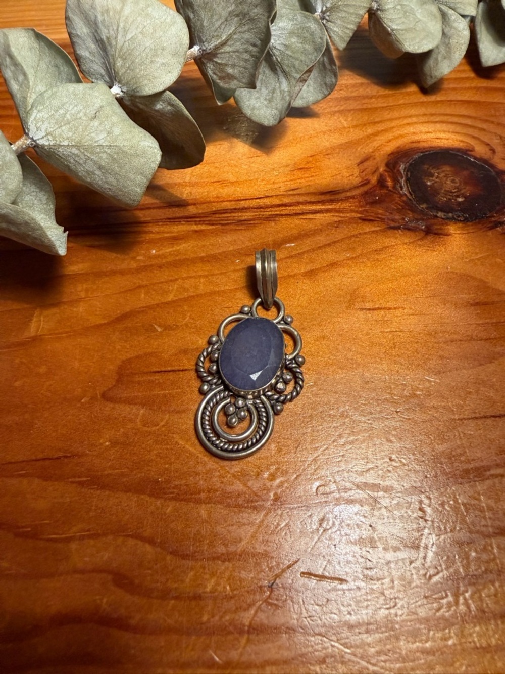 Amethyst Pendant (Ethnic Style)